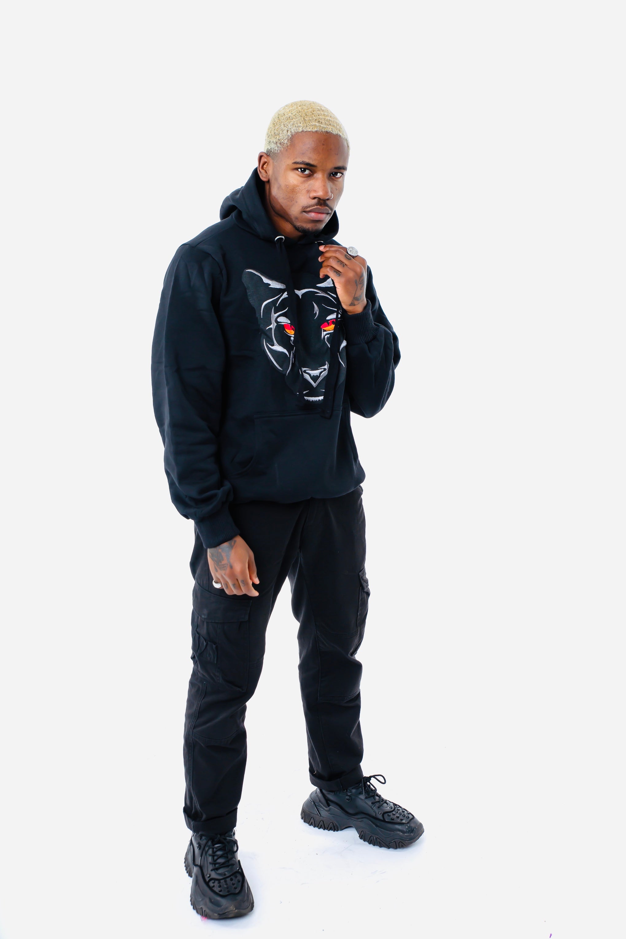 Panther Hoodie - Black