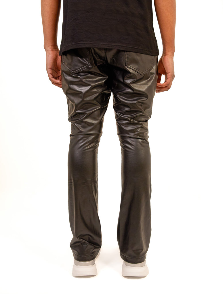 Flare Leather Pants