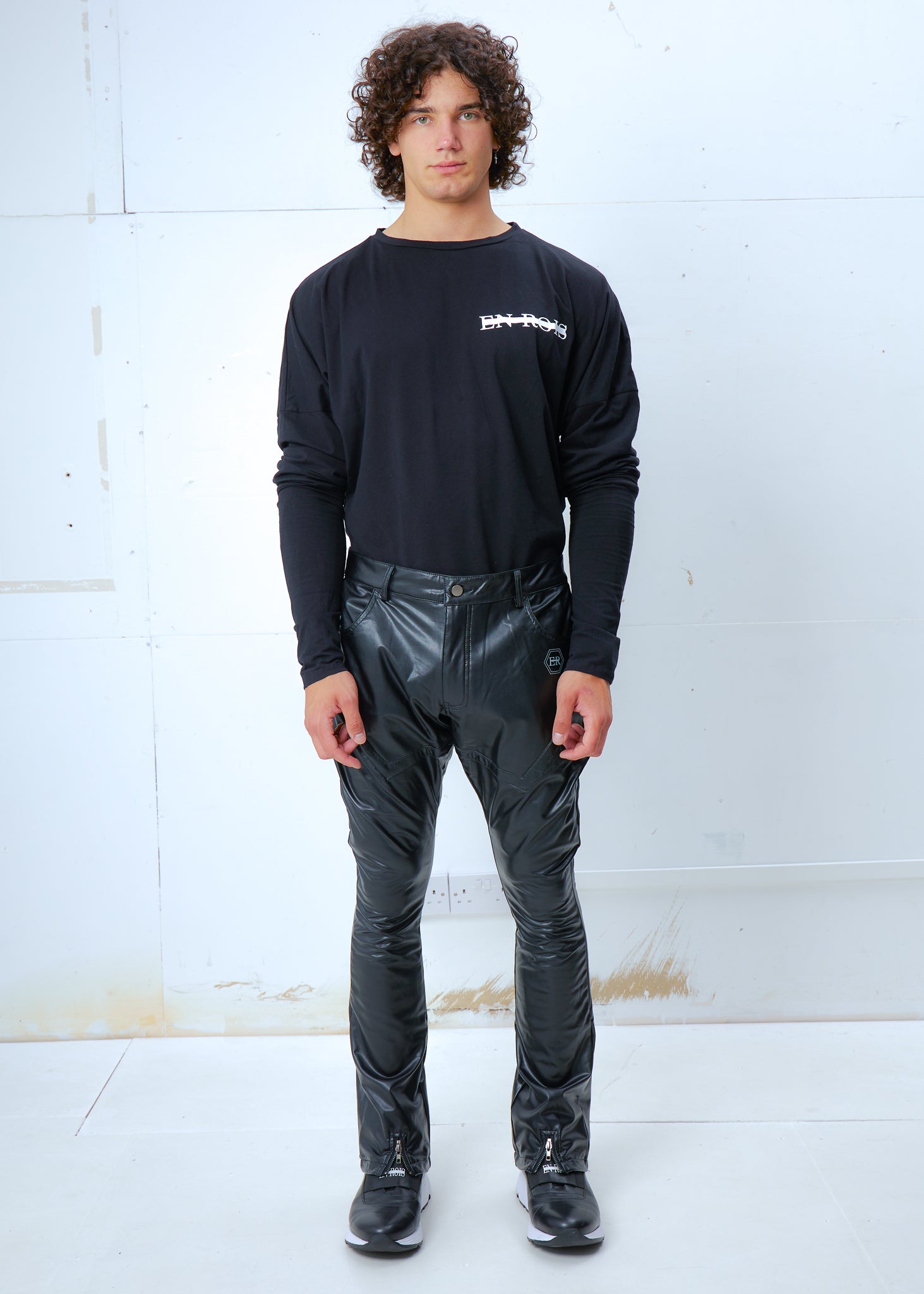 Flare Leather Pants