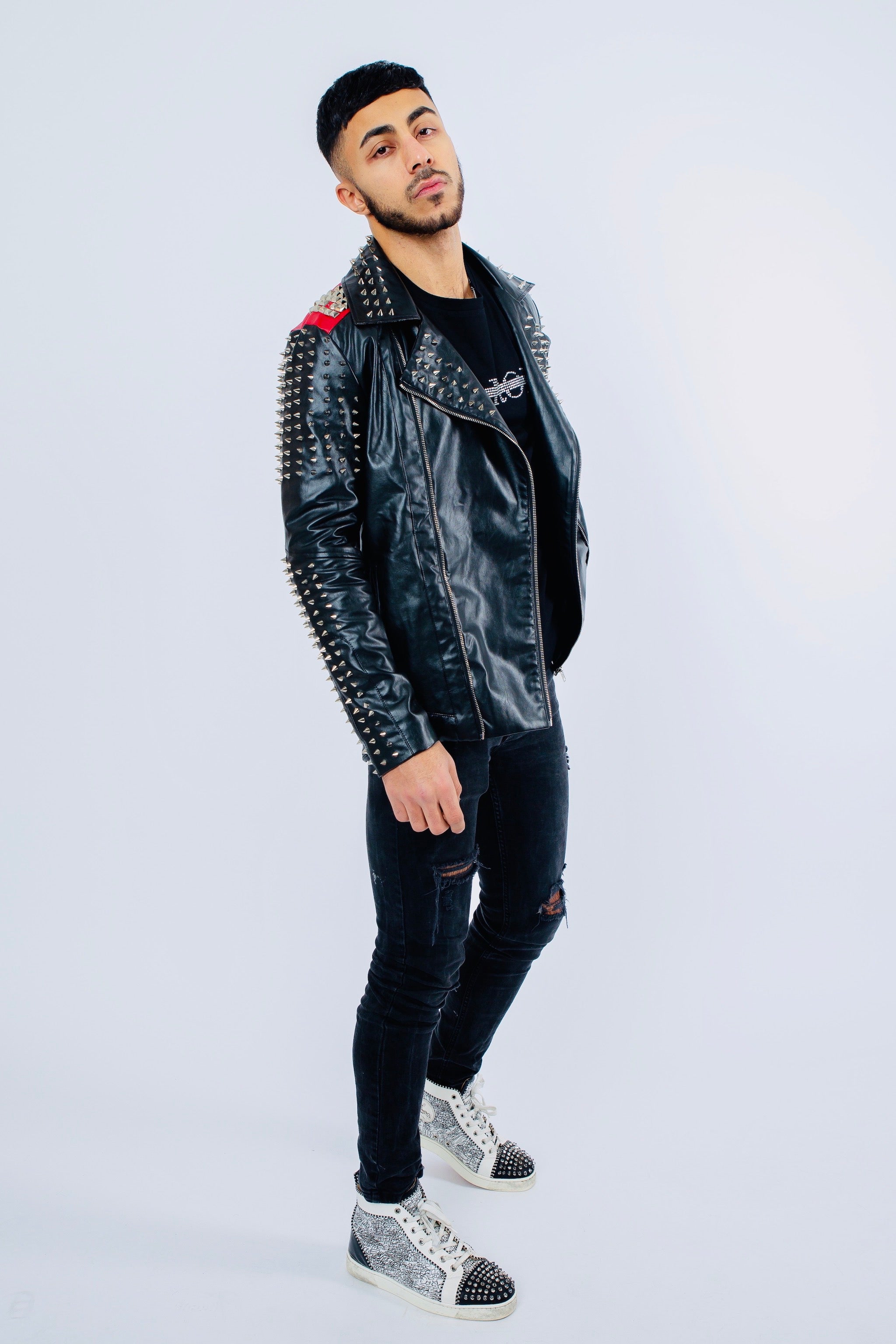 Studded Leather Jacket