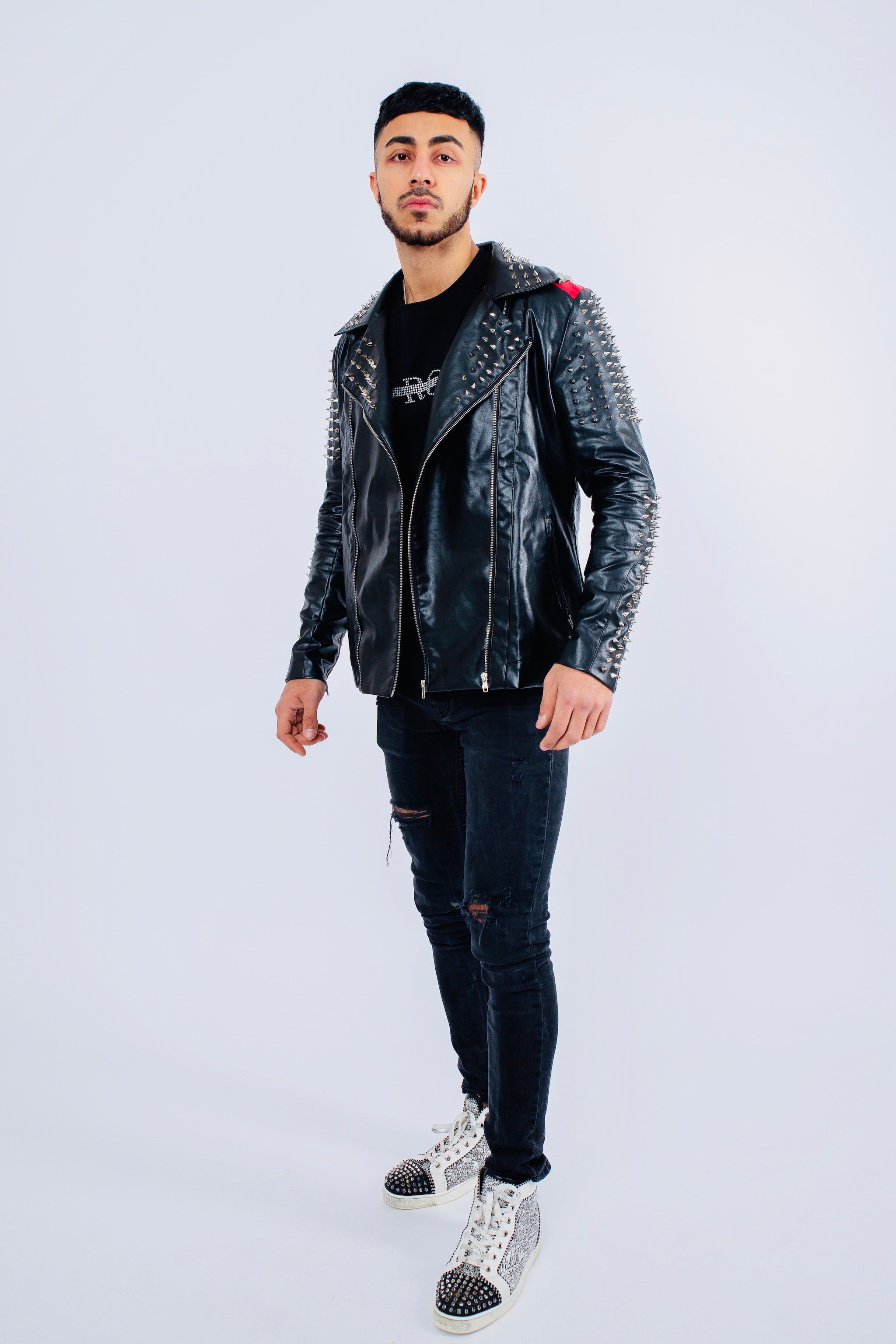 Studded Leather Jacket